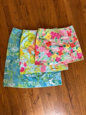 3 Vintage Lilly Pulitzer Skirts Size 4